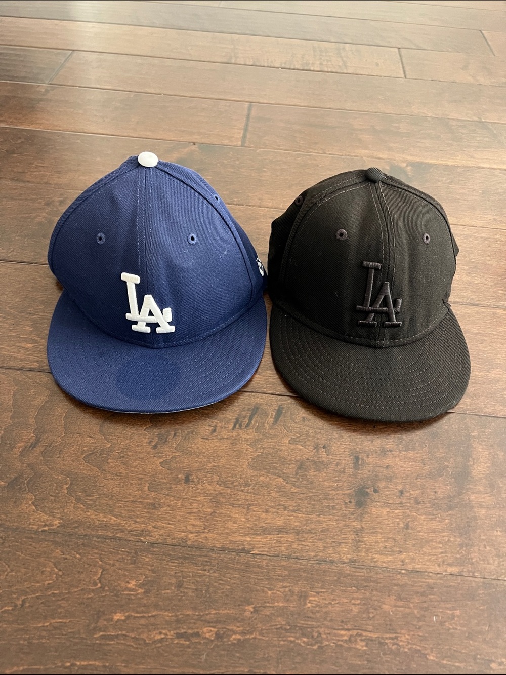 New Era Kids LA Baseball Caps - Navy & Black